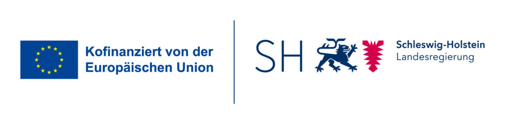 Logos des Landes Schleswig-Holstein und der EU
